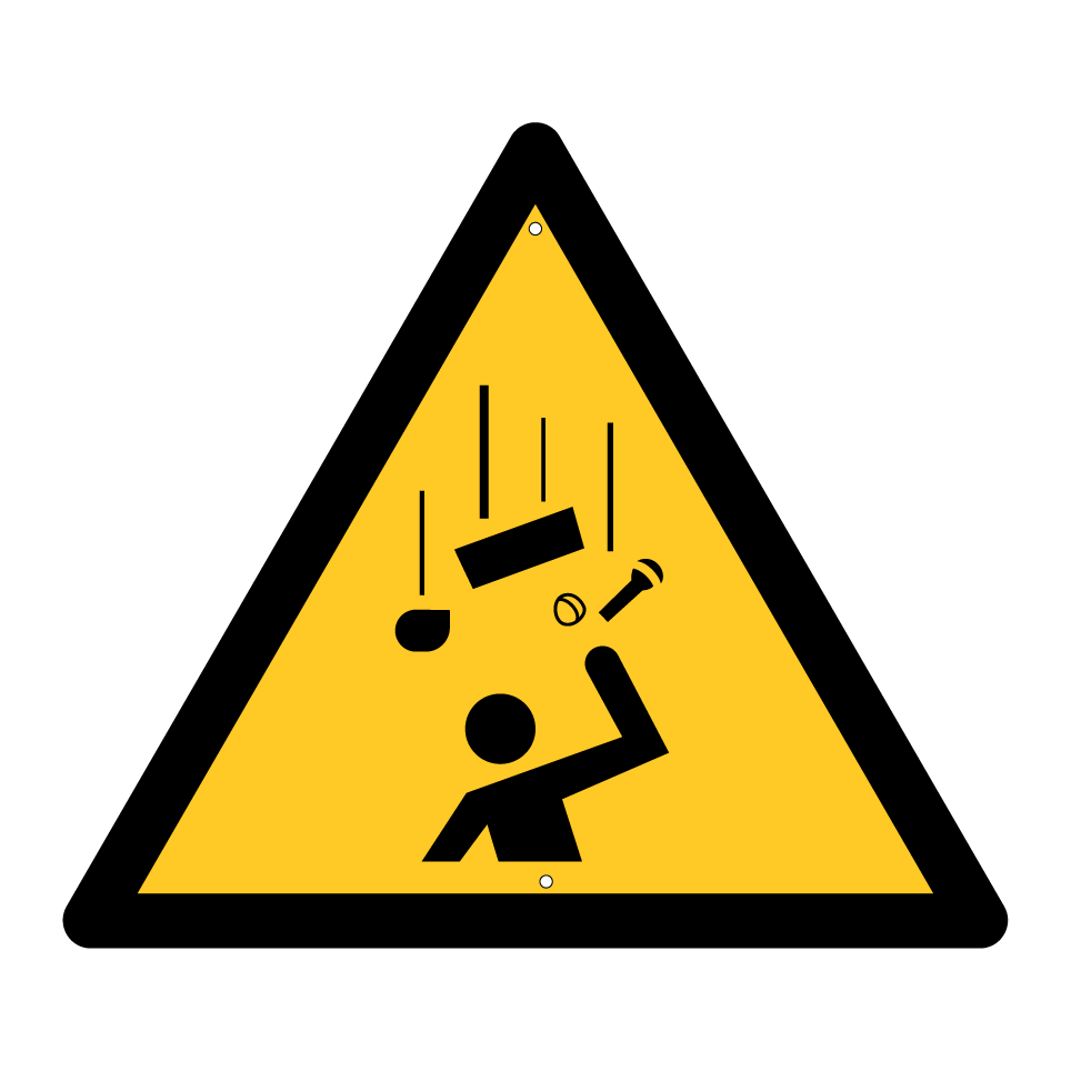 W035 Warning Falling objects