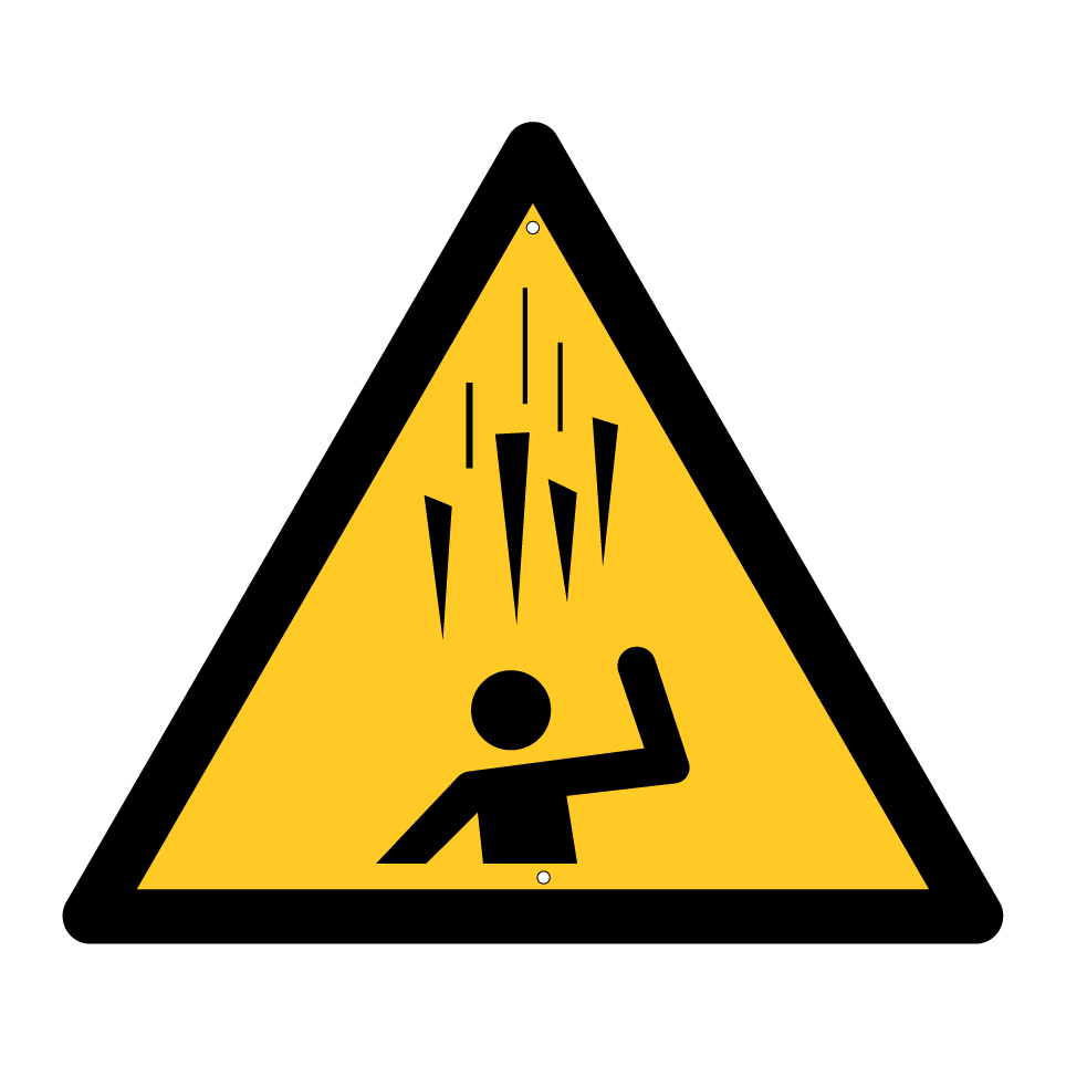 W039 Warning Falling ice