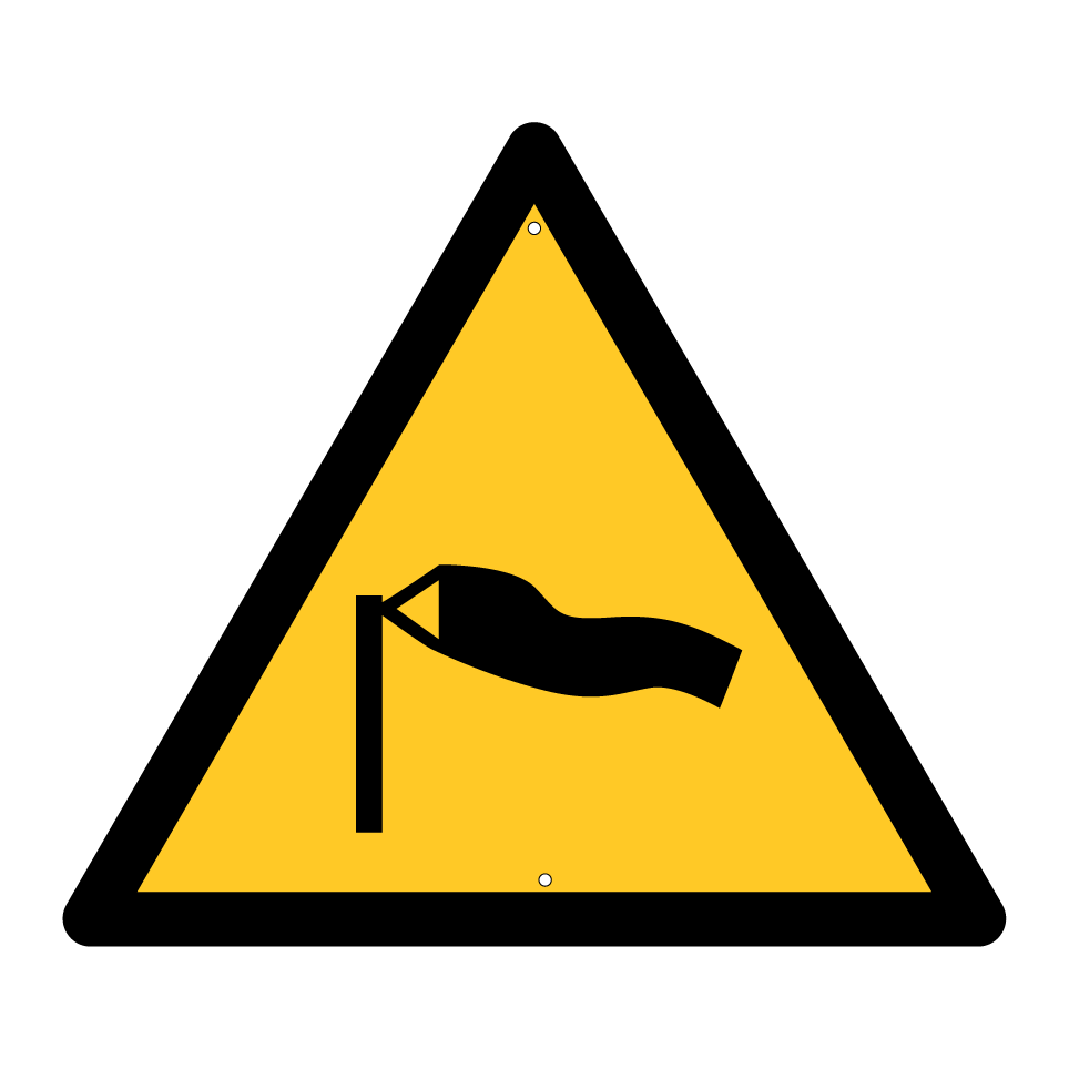 W064 Warning Strong winds