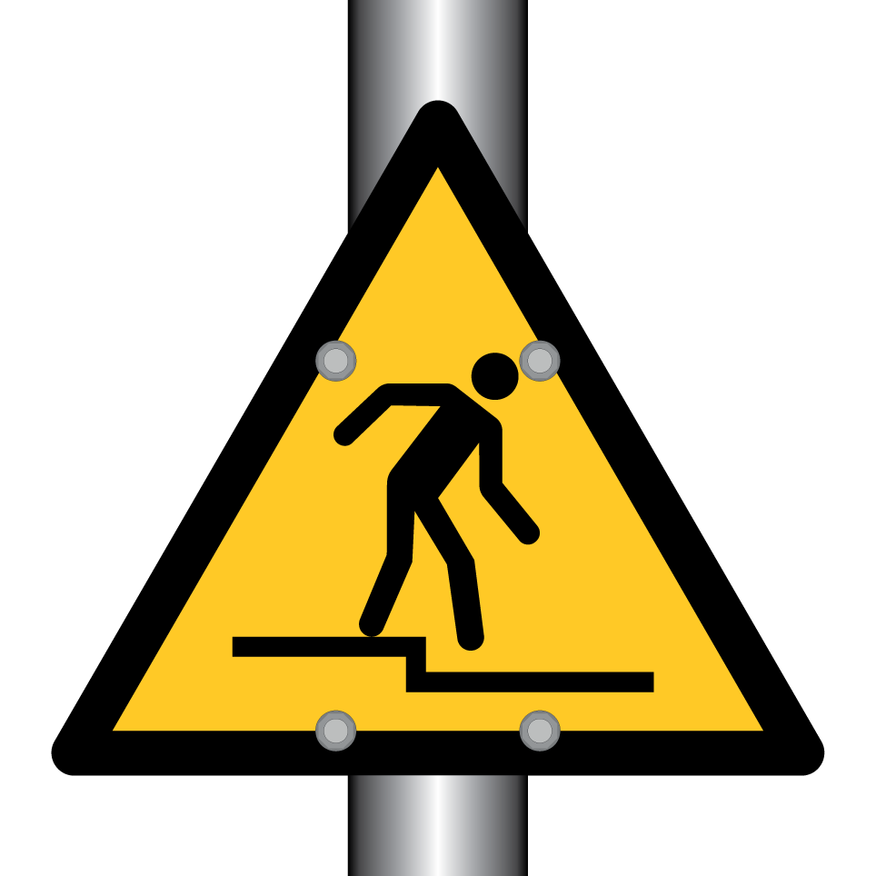 W070 Warning Step down