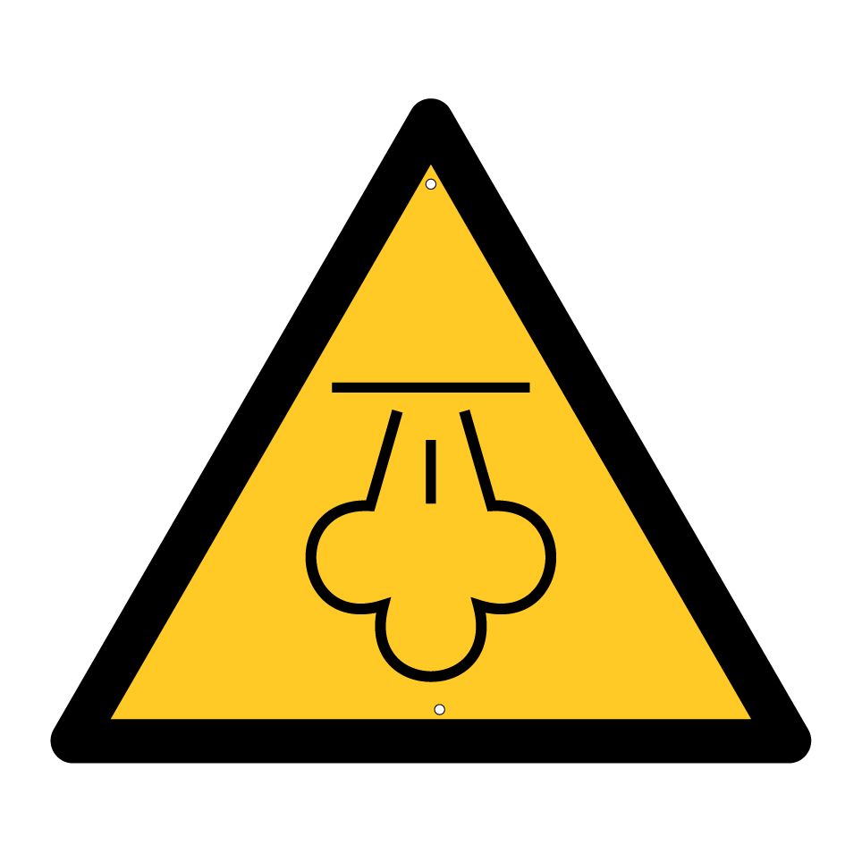W080 Warning Hot steam
