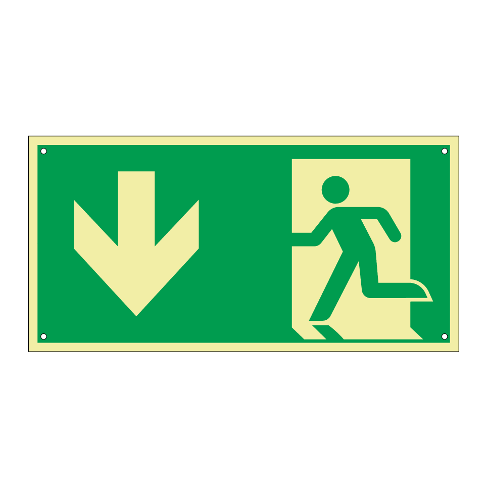Emergency exit down