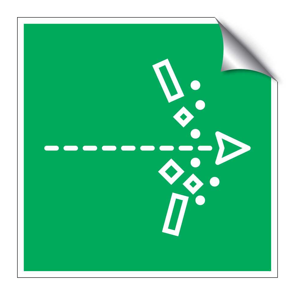 Emergency exit – break through