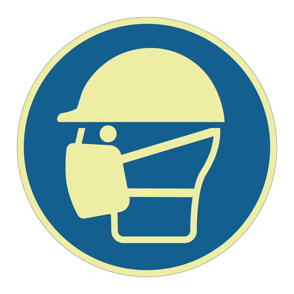 Wear helmet with mask