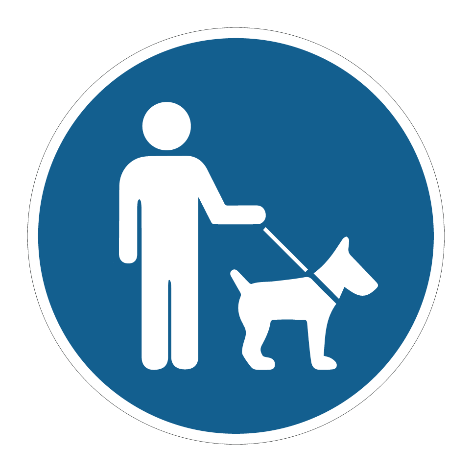 Dogs must be kept on a leash