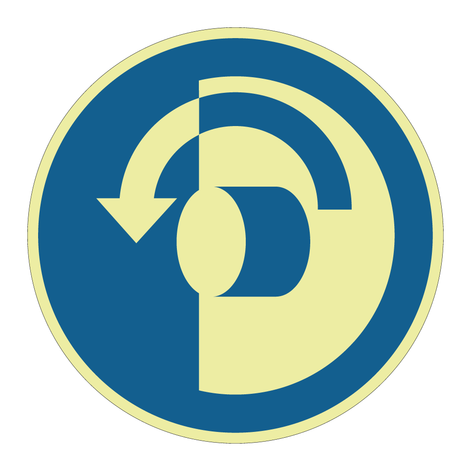 Rotate lever counterclockwise