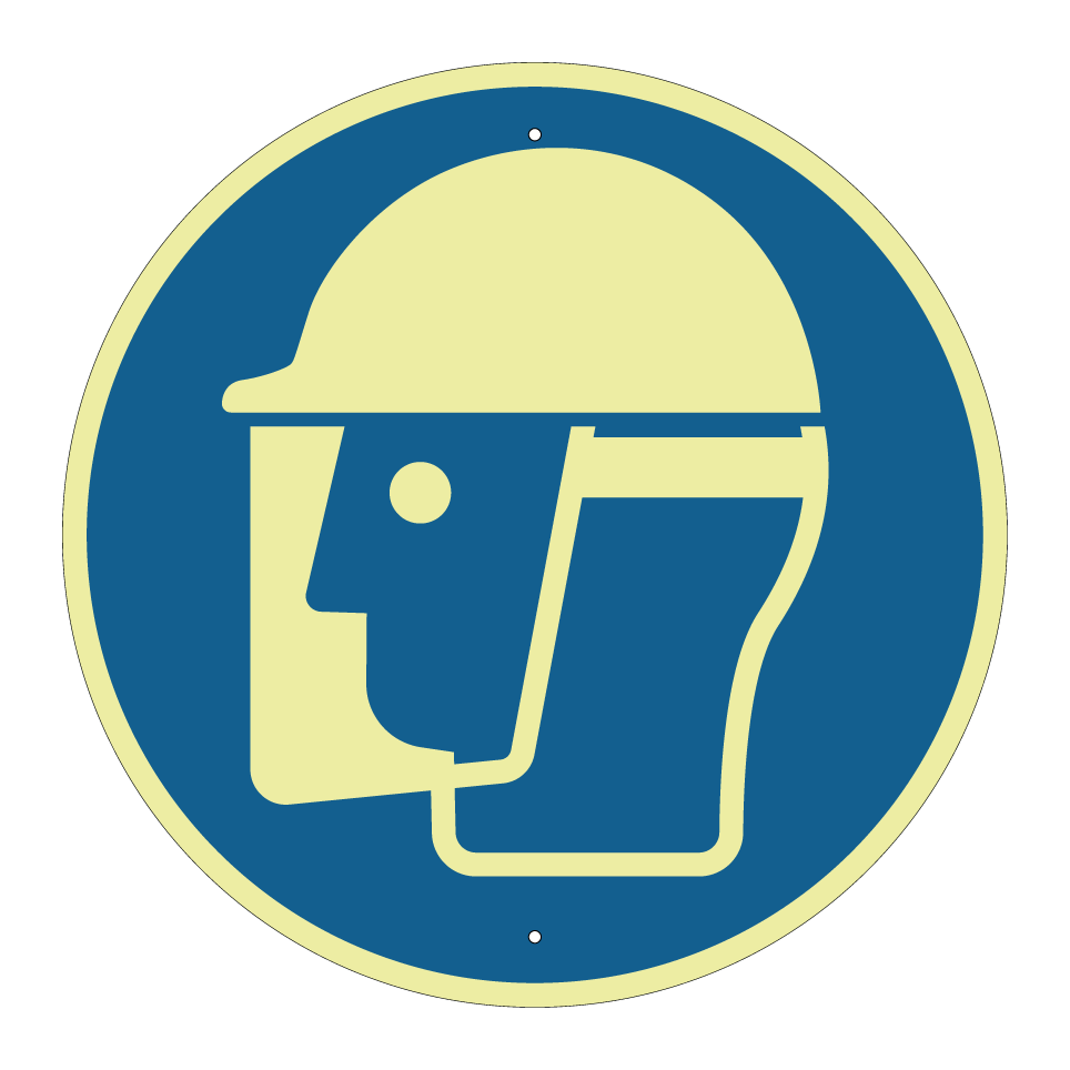 Wear face shield and head protection