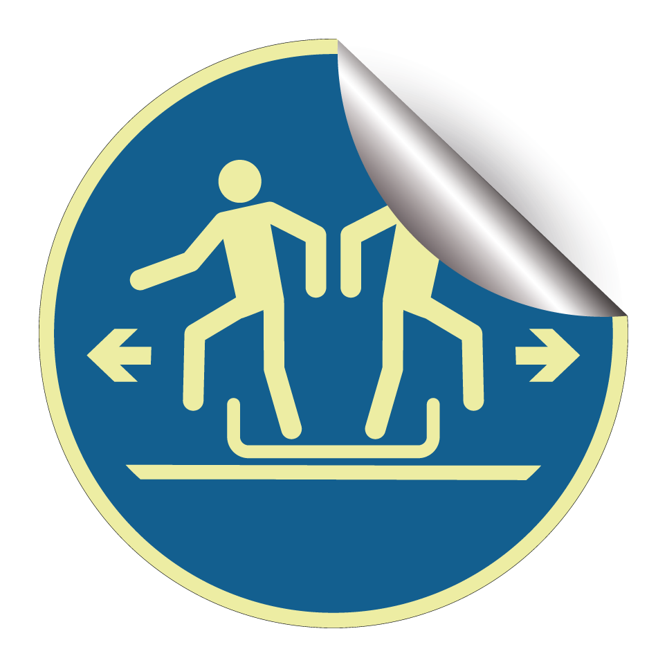Exit left or right