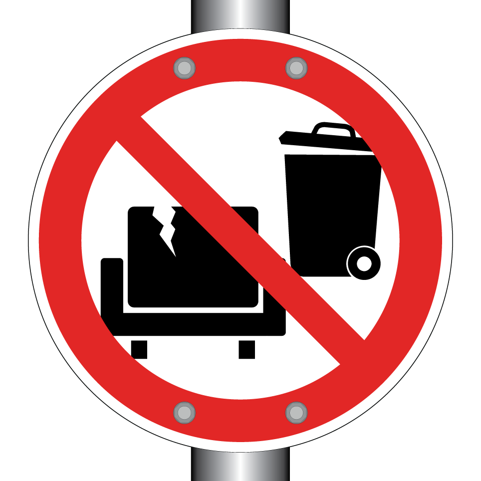 No bulky waste