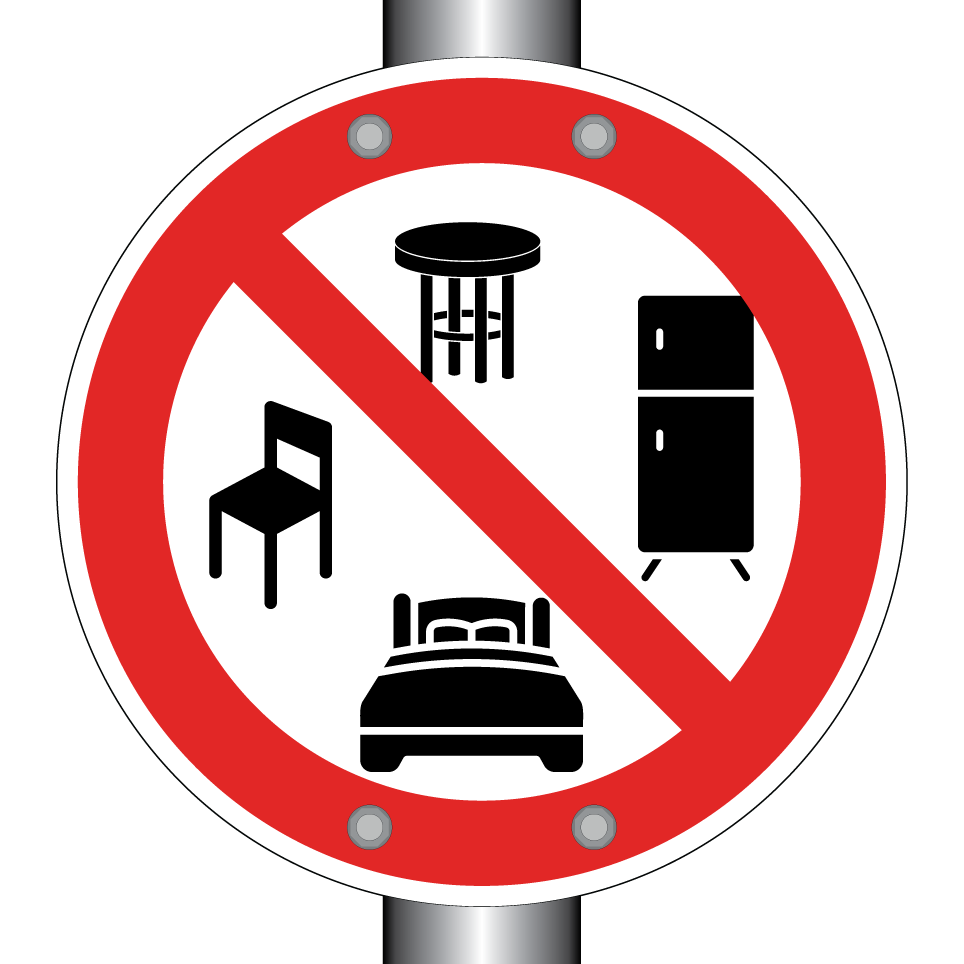 No furniture disposal