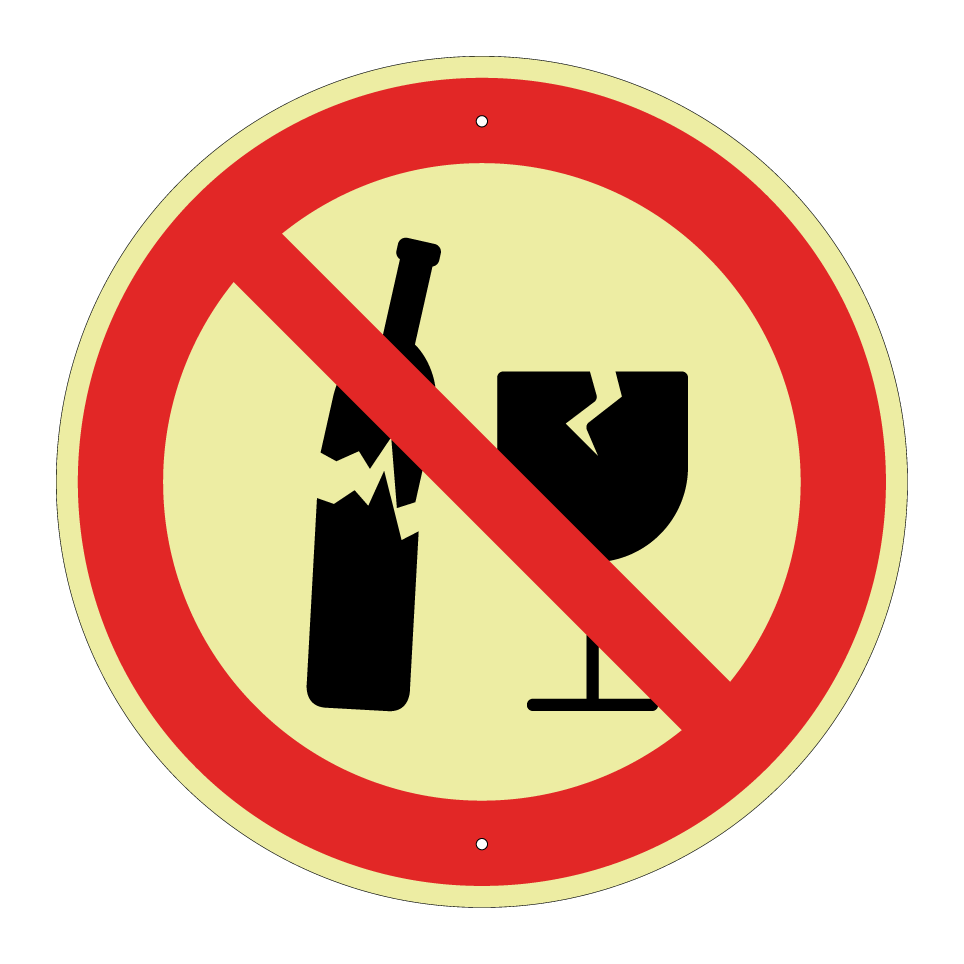 No broken glass