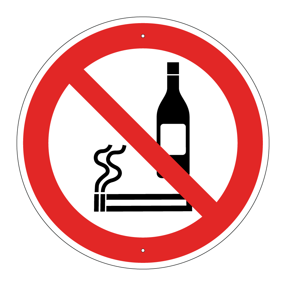 No smoking or alcohol