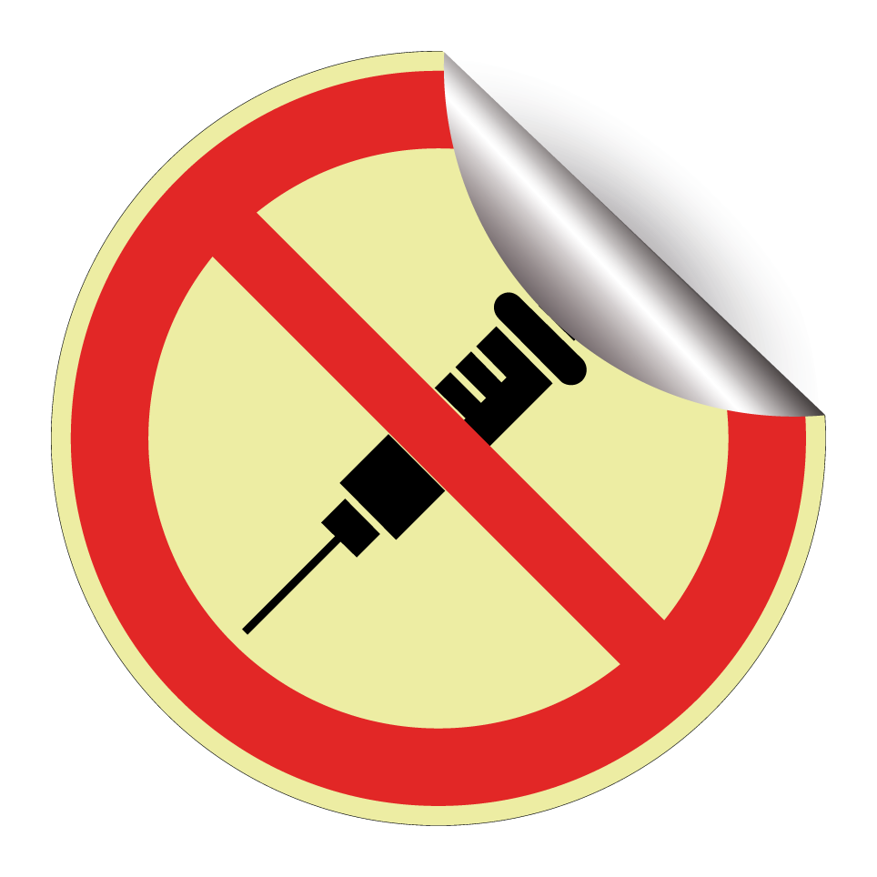 No syringes