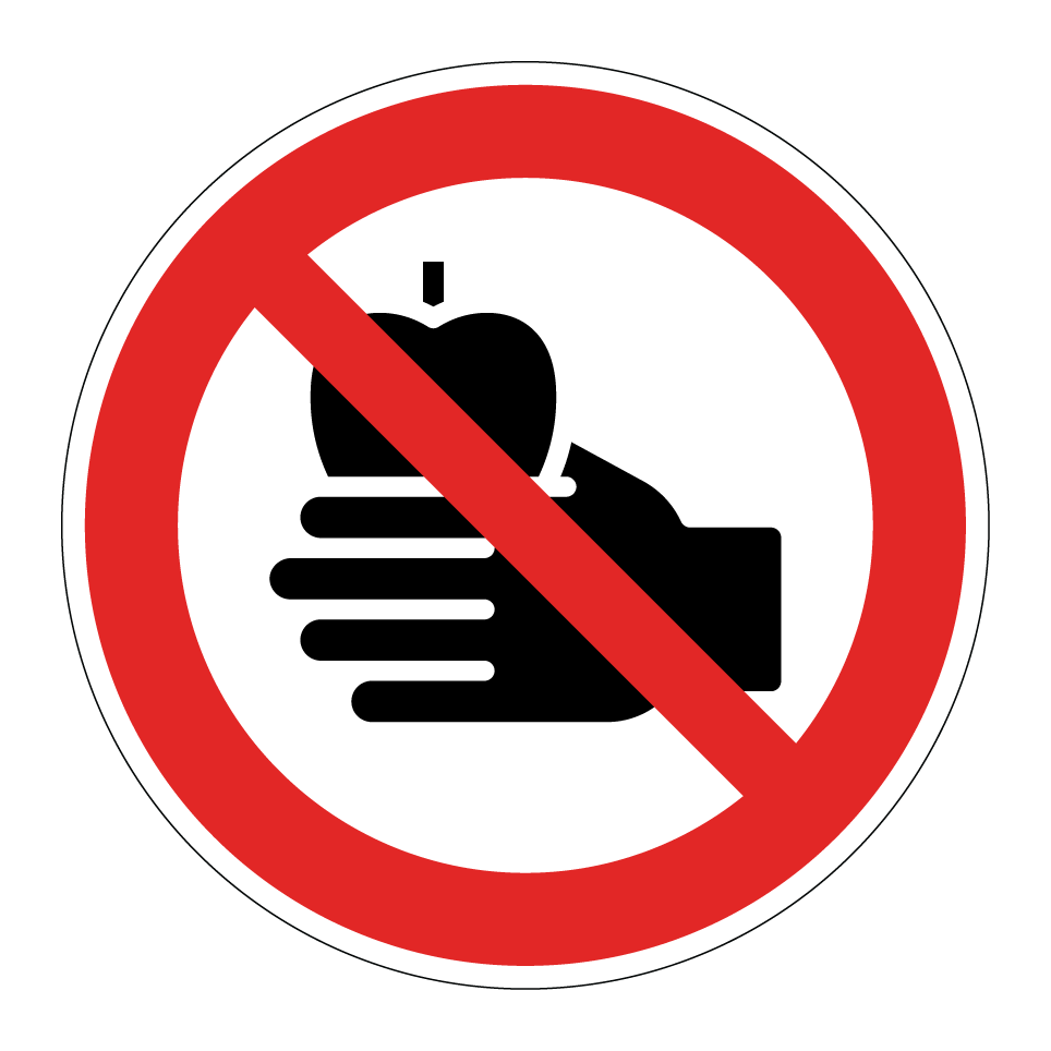 No eating fruit