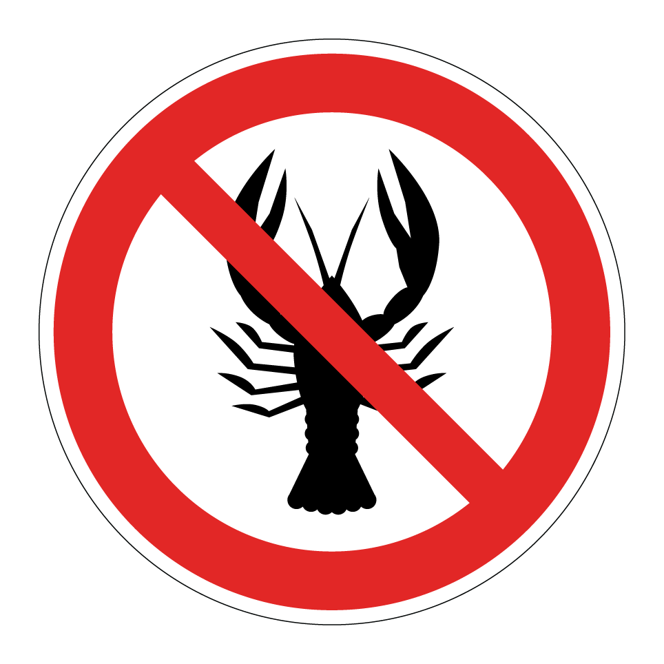 No shellfish (allergy restriction)