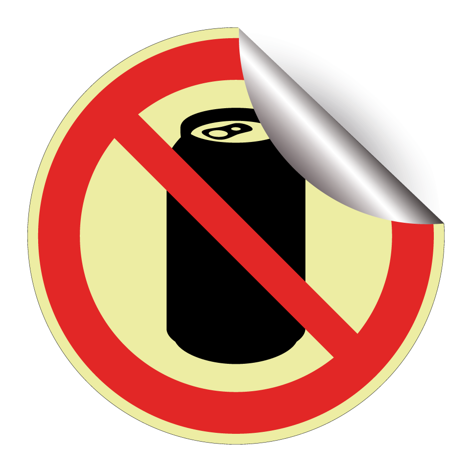 No canned drinks
