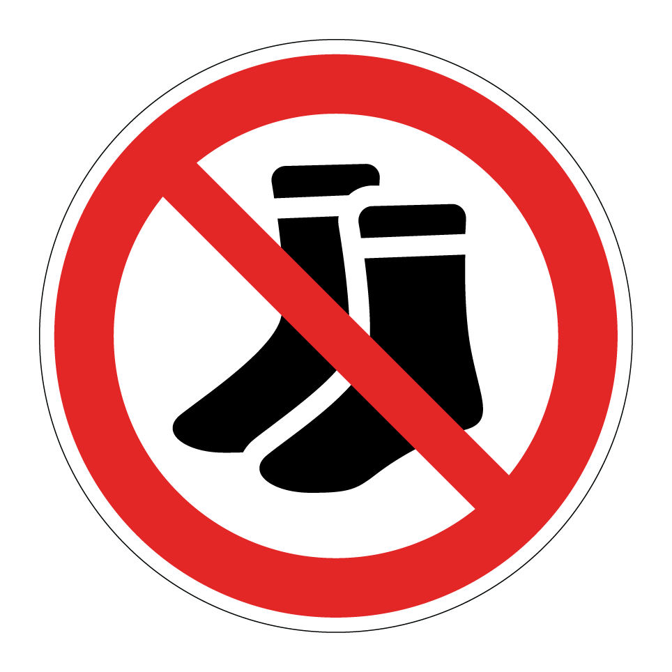 No socks