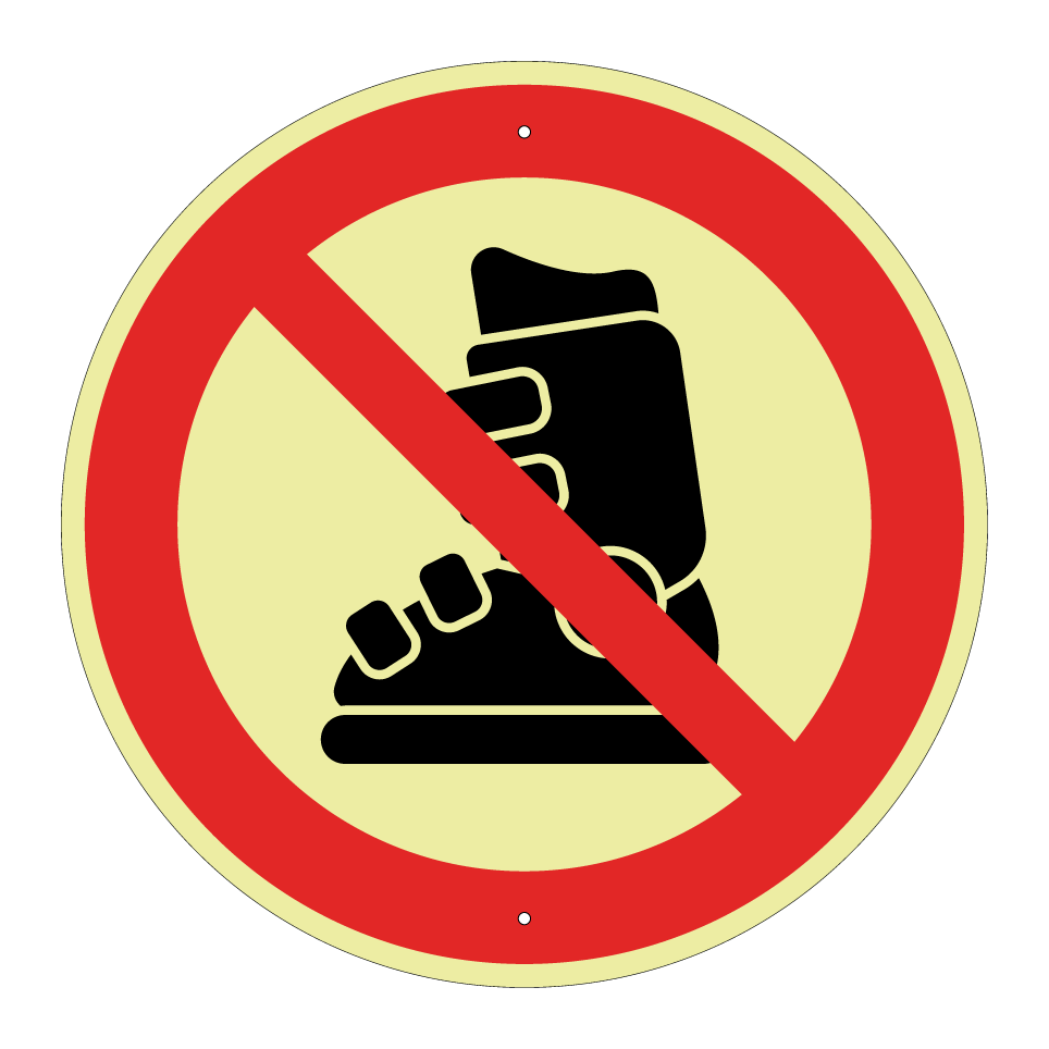 No ski boots
