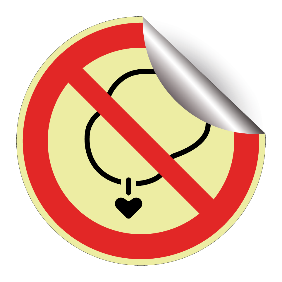 No necklaces