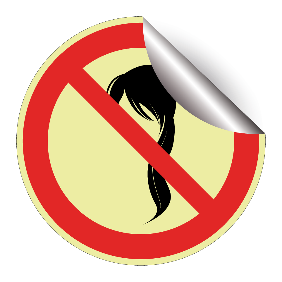 No loose hair