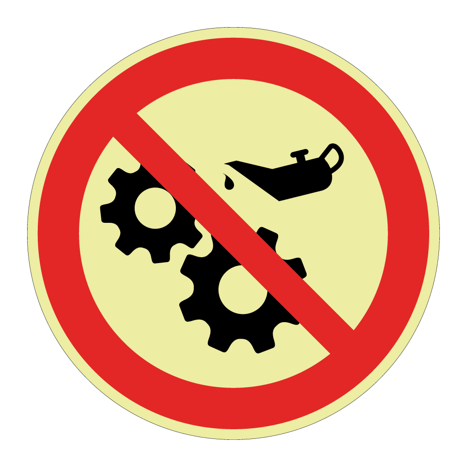 No oiling of machine
