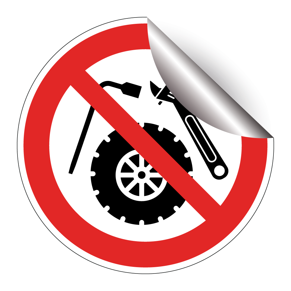 No tire repairs