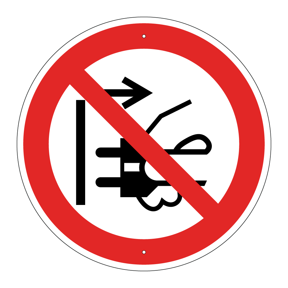 Do not unplug