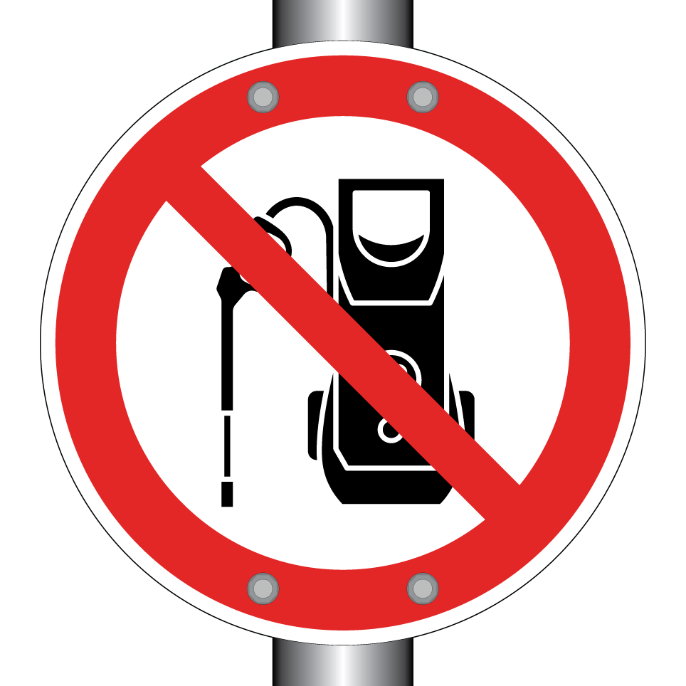 Do not use pressure washer