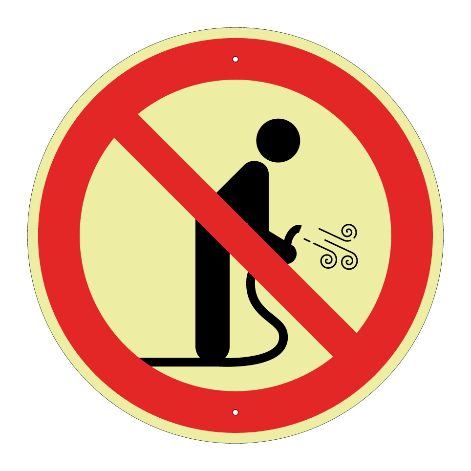 Do not use compressed air