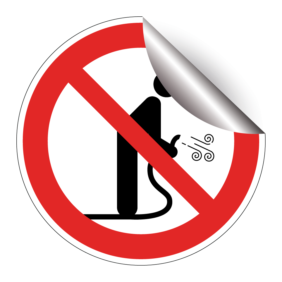Do not use compressed air