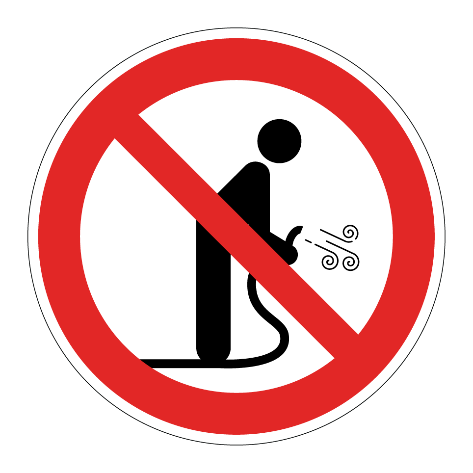 Do not use compressed air