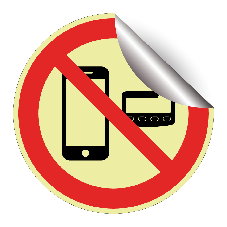 No mobile phones or pagers