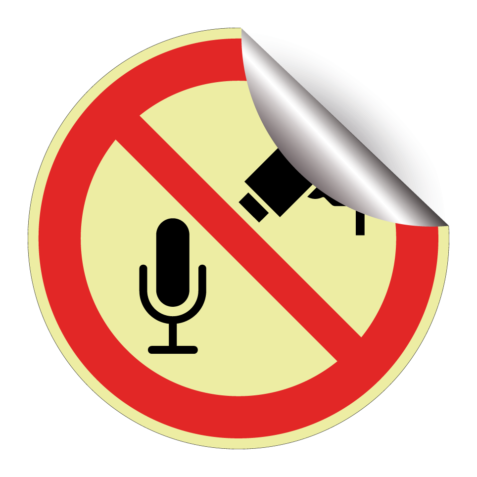 No audio or video surveillance