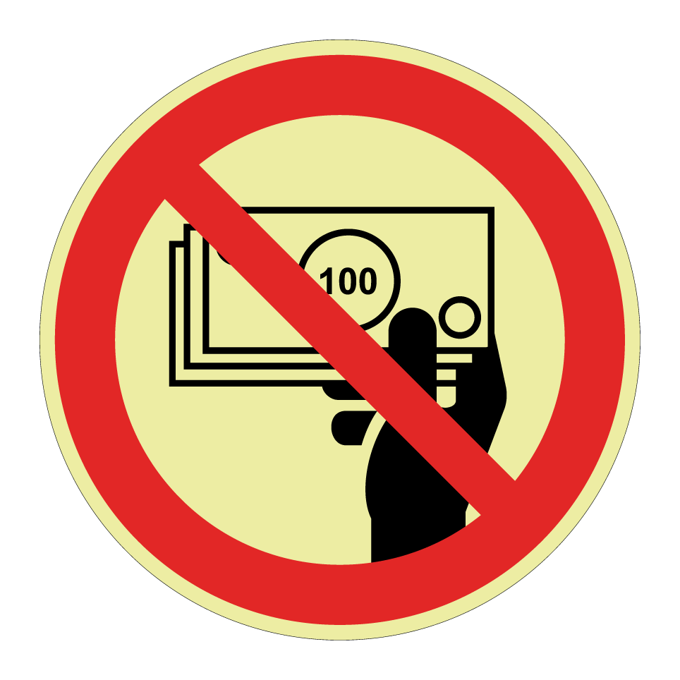 No cash payment