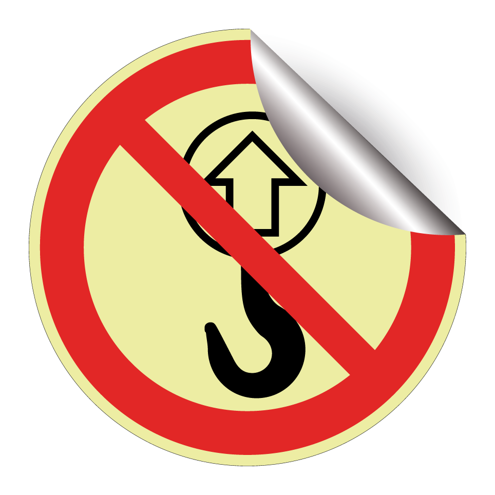 No lifting with hook