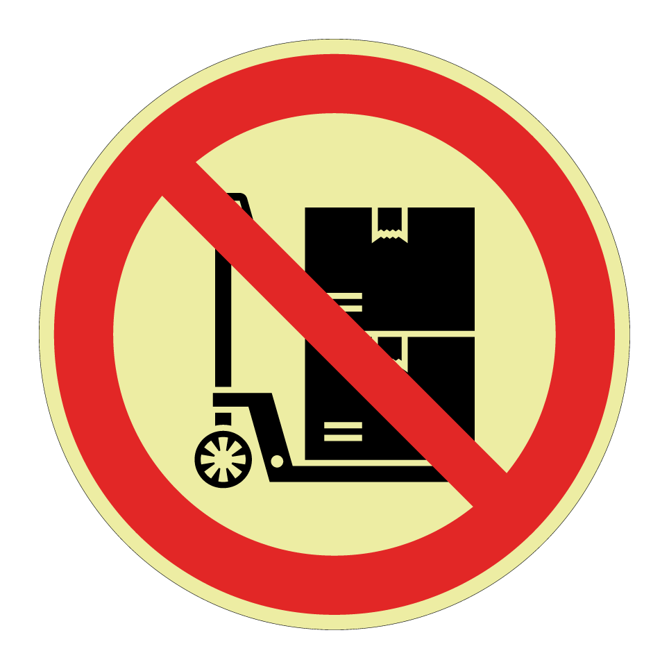 No pallet truck use