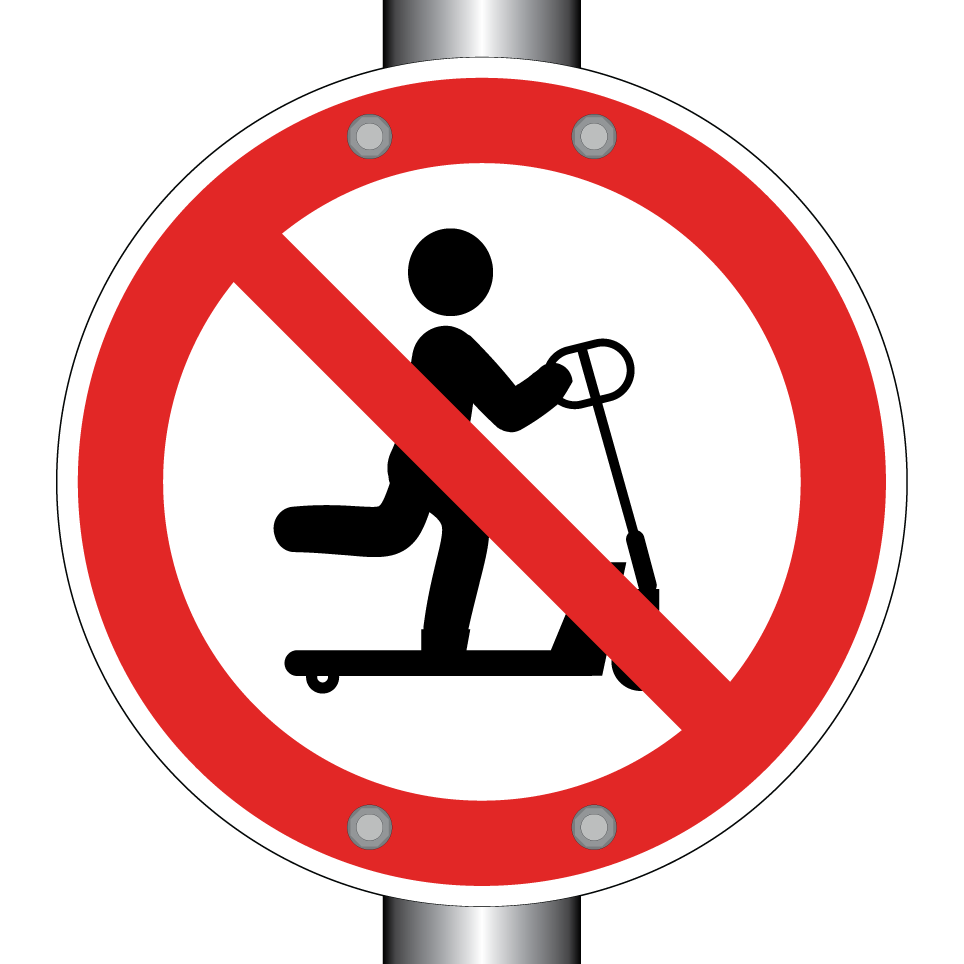 No pallet truck riding