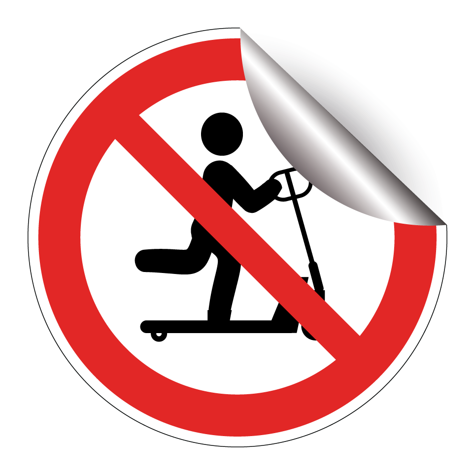 No pallet truck riding