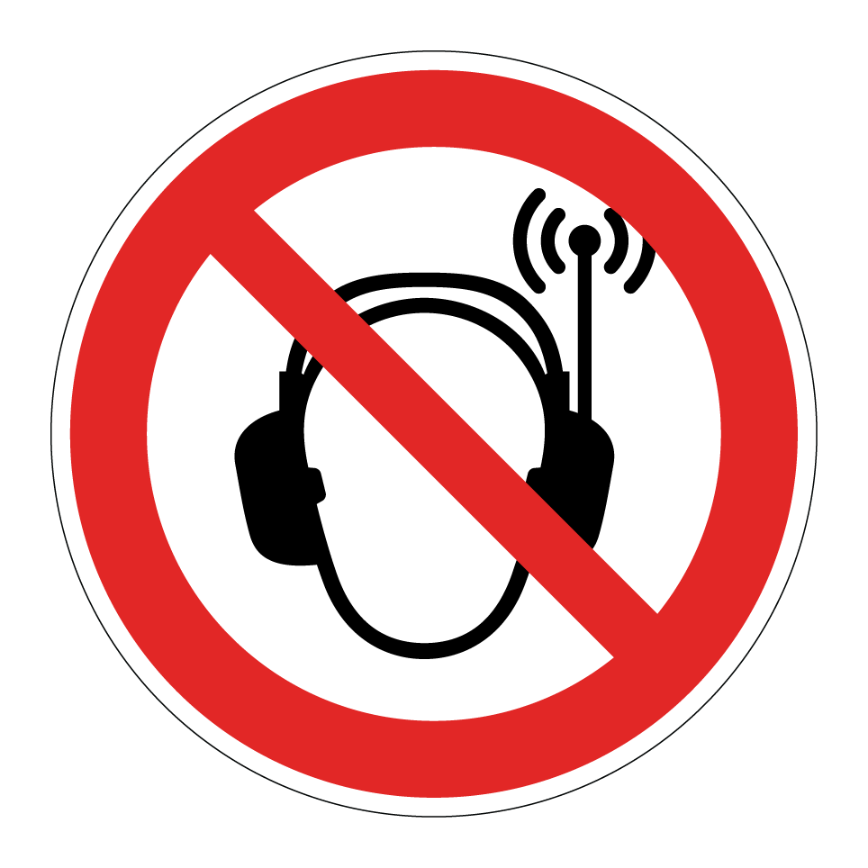 No radio headsets