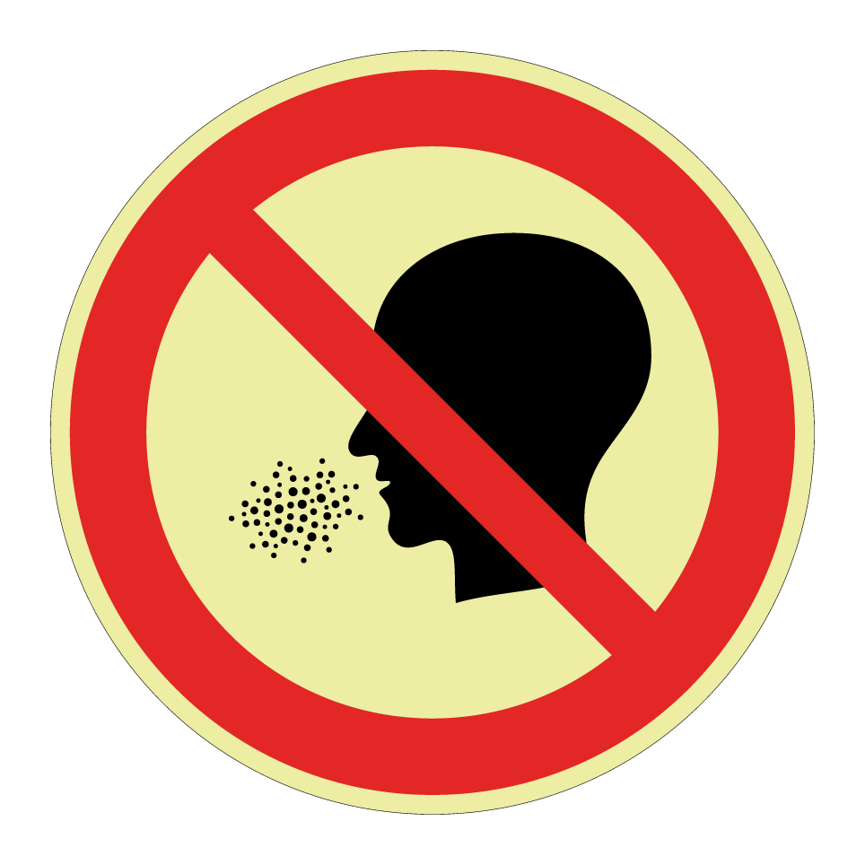 No coughing