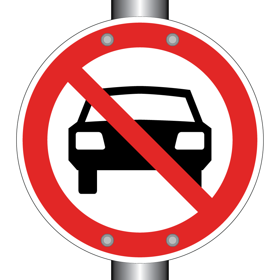 No cars