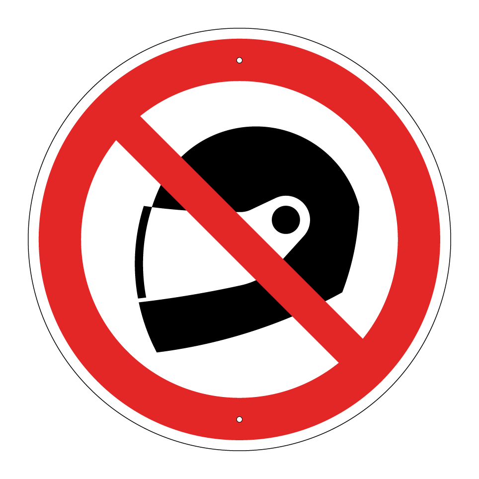 No helmets