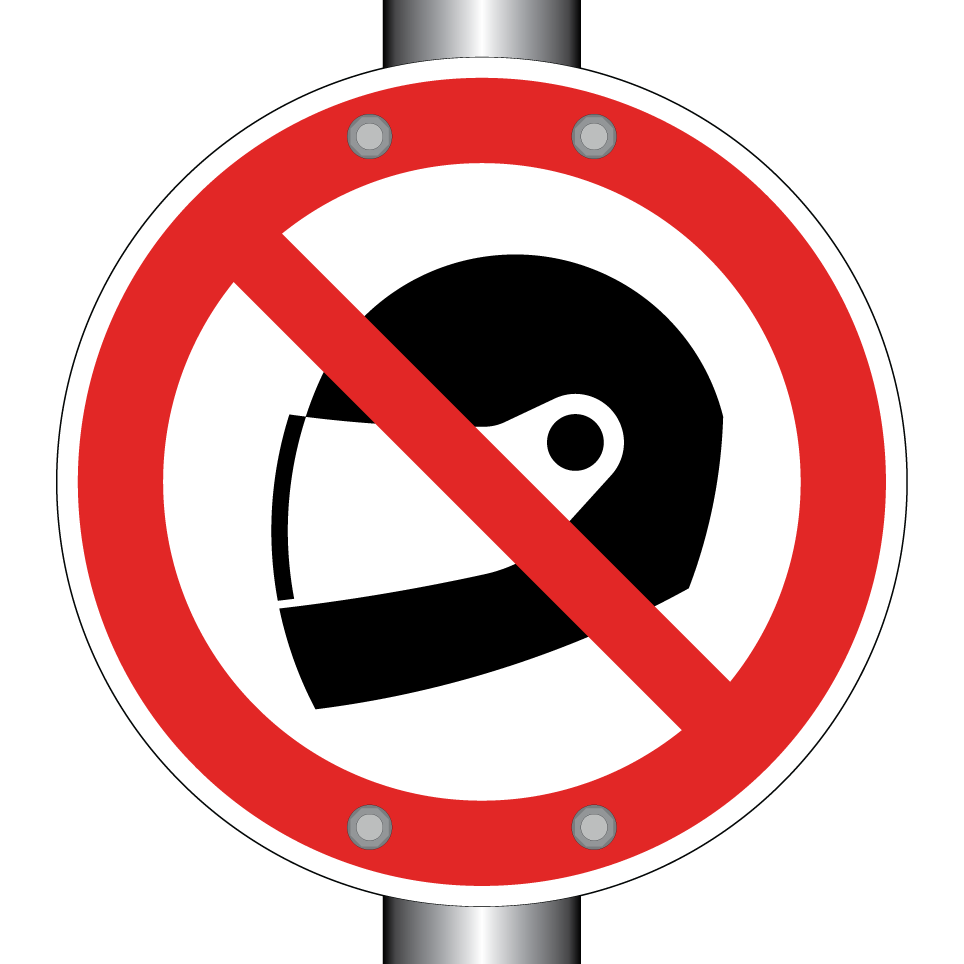 No helmets