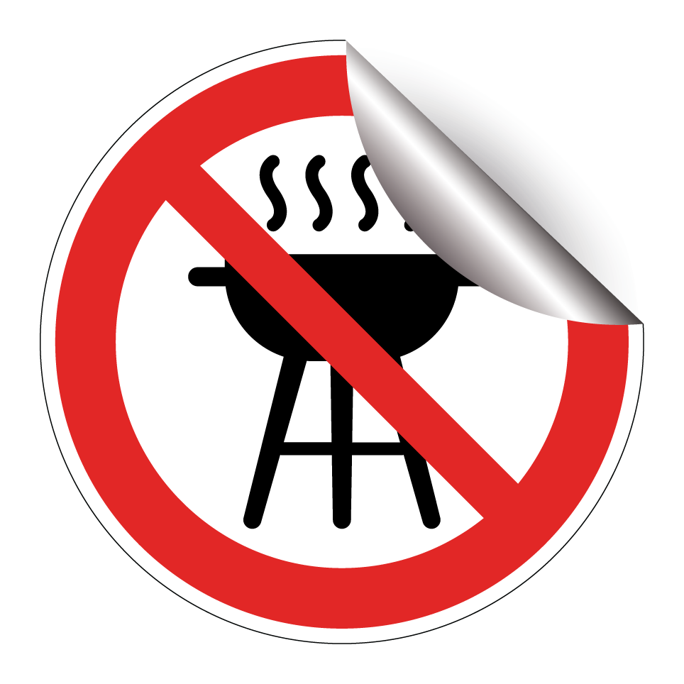 No barbecues