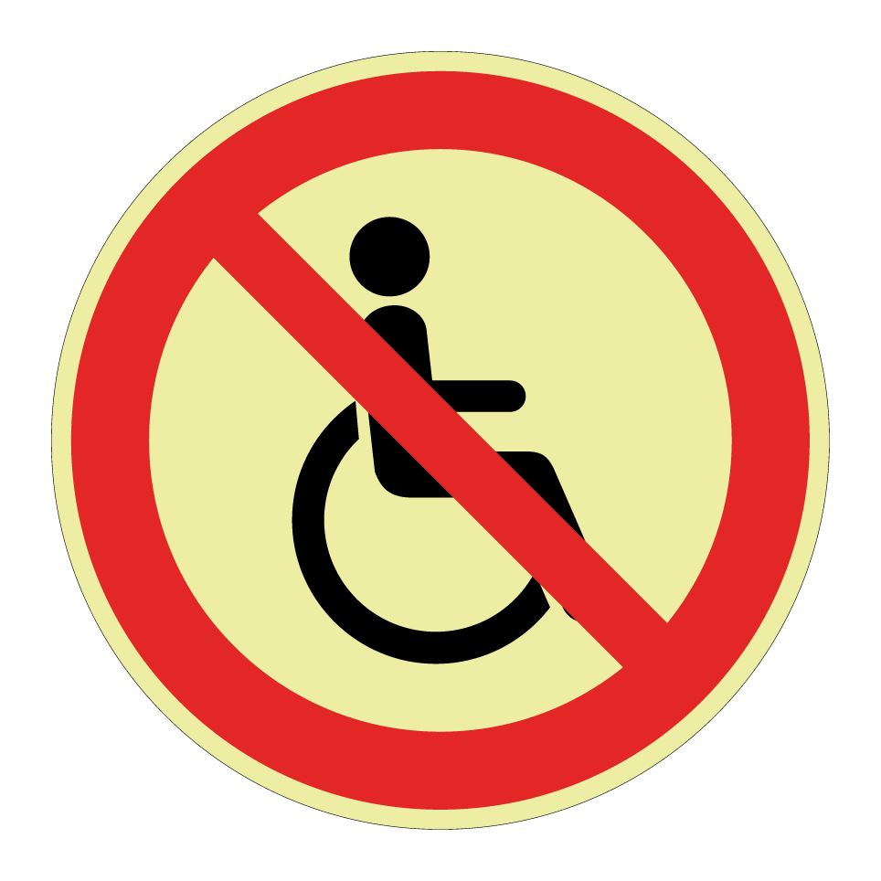 No wheelchairs