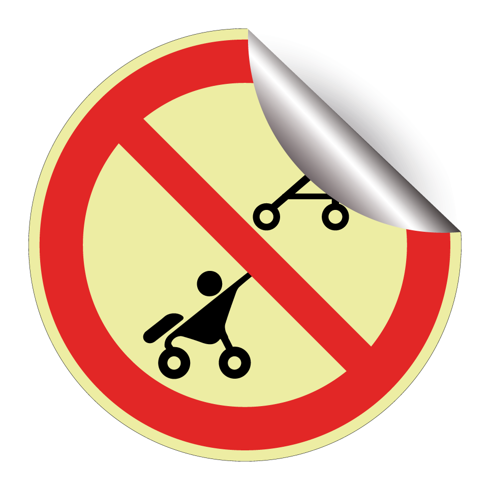 No walkers or strollers
