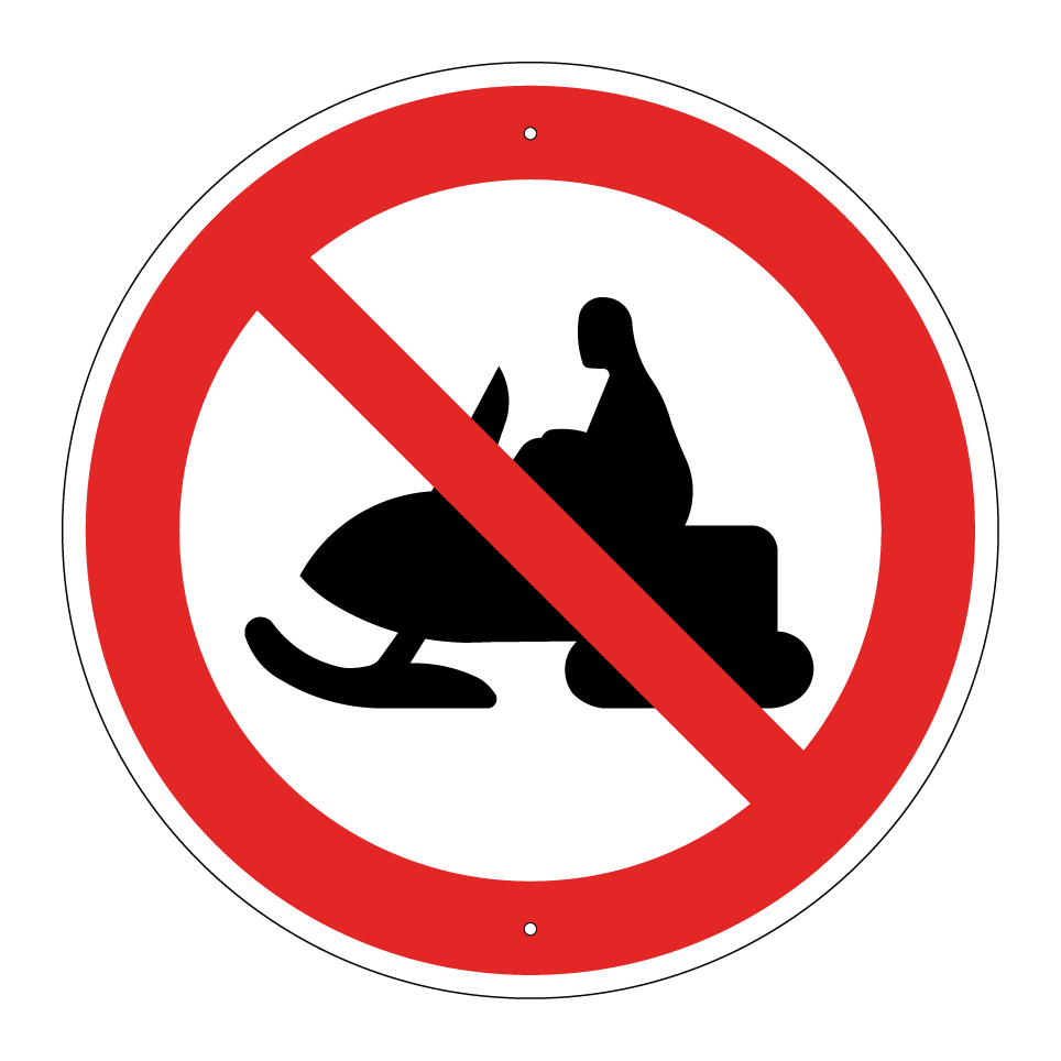 No snowmobiles