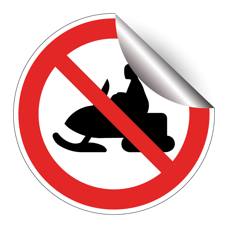 No snowmobiles