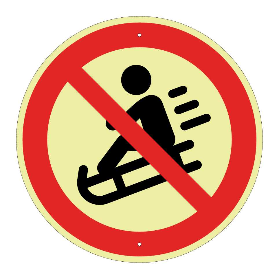 No sledding