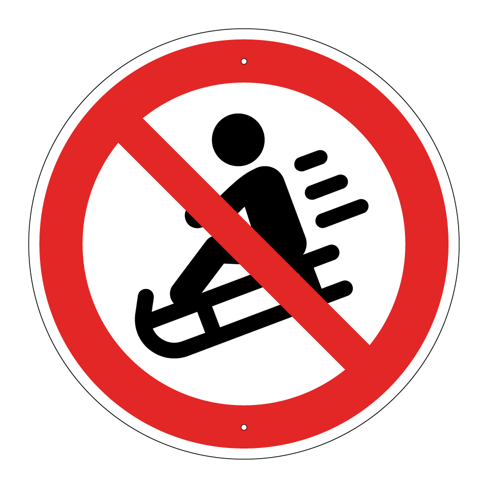 No sledding